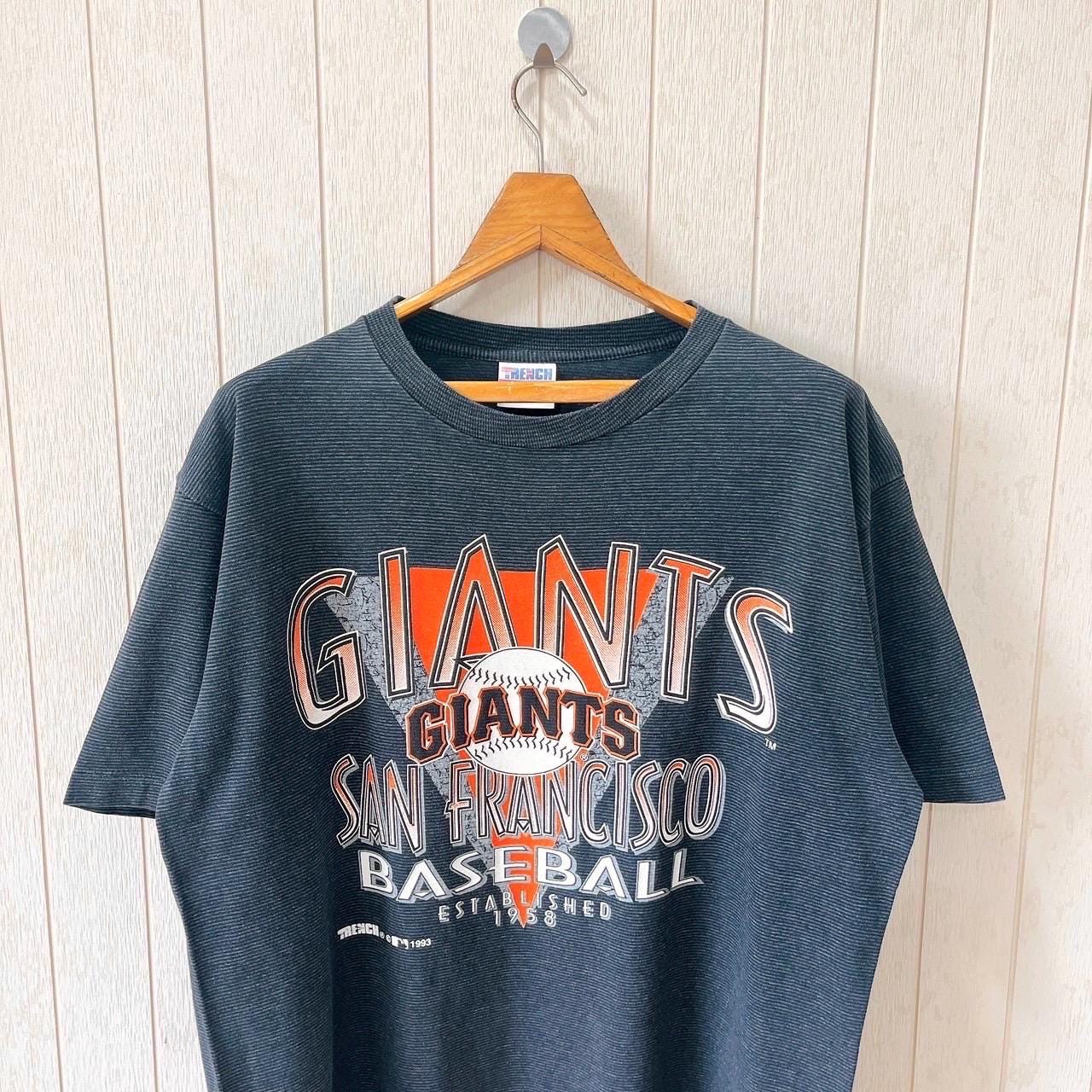 Vintage 90s San Francisco Giants T-shirt: MLB Black Tee, XL - Etsy