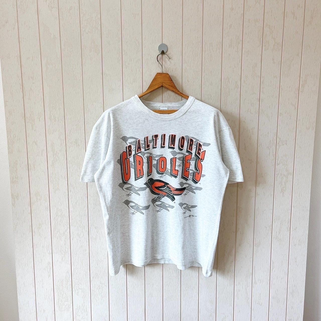 Vintage 90s Baltimore Orioles T-shirt: Garan USA Made MLB Tee