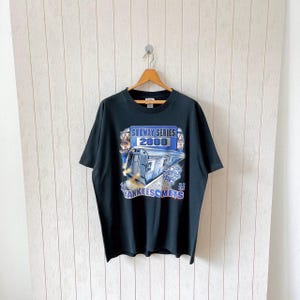 Vintage 00s Yankees Vs Mets t-shirt/ vintage 2000 Subway series MLB t-shirt/ vintage Lee sport t-shirt/ size XL