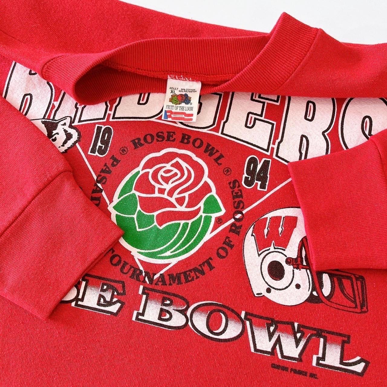 Vintage 1994 Rose Bowl Wisconsin Badgers Sweatshirt - Fruit of the 