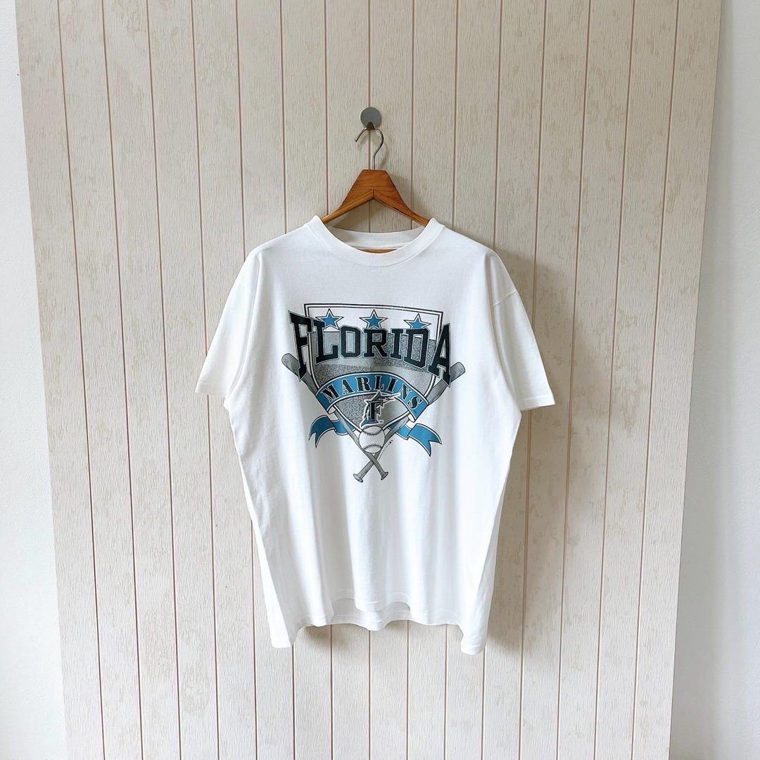 Vintage 90s Florida Marlins T-shirt: Genuine Merchandise MLB