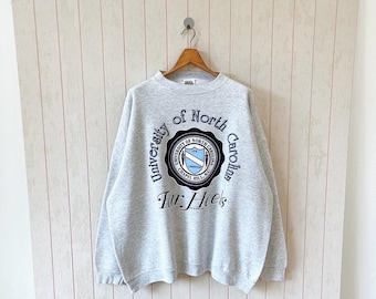 Vintage jaren 90 North Carolina Tar Heels-sweater - Tultex - 3XL