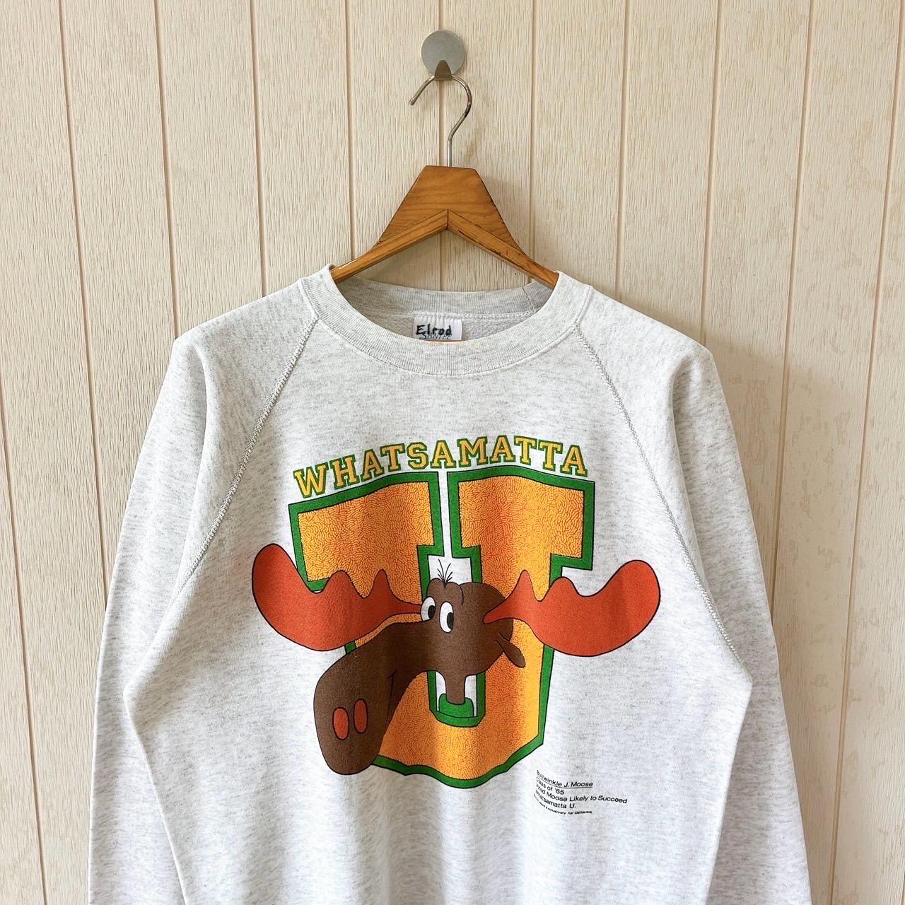 Vintage 90s Bullwinkle Sweatshirt: Whatsamatta University, Santee