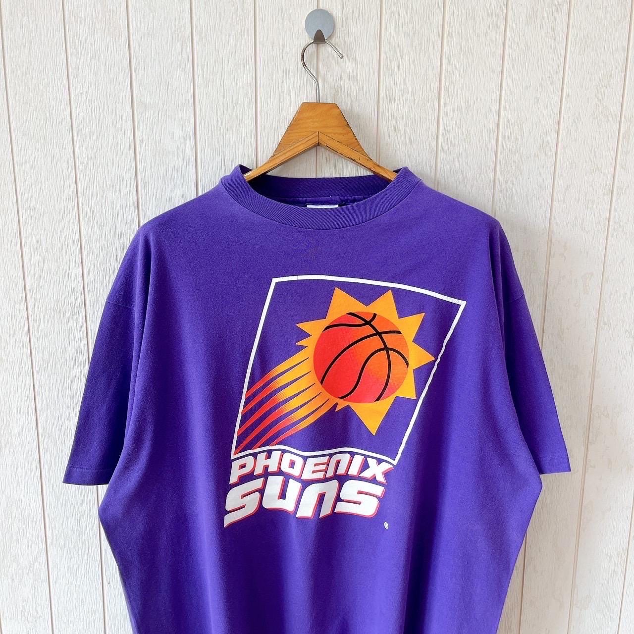 【チャンピオン×NBA】フェニックス・サンズ ハーダウェイ バスケシャツ 紫 ナイキ（NIKE）（メンズ）バスケットボールウェア NBA 長袖シャツ