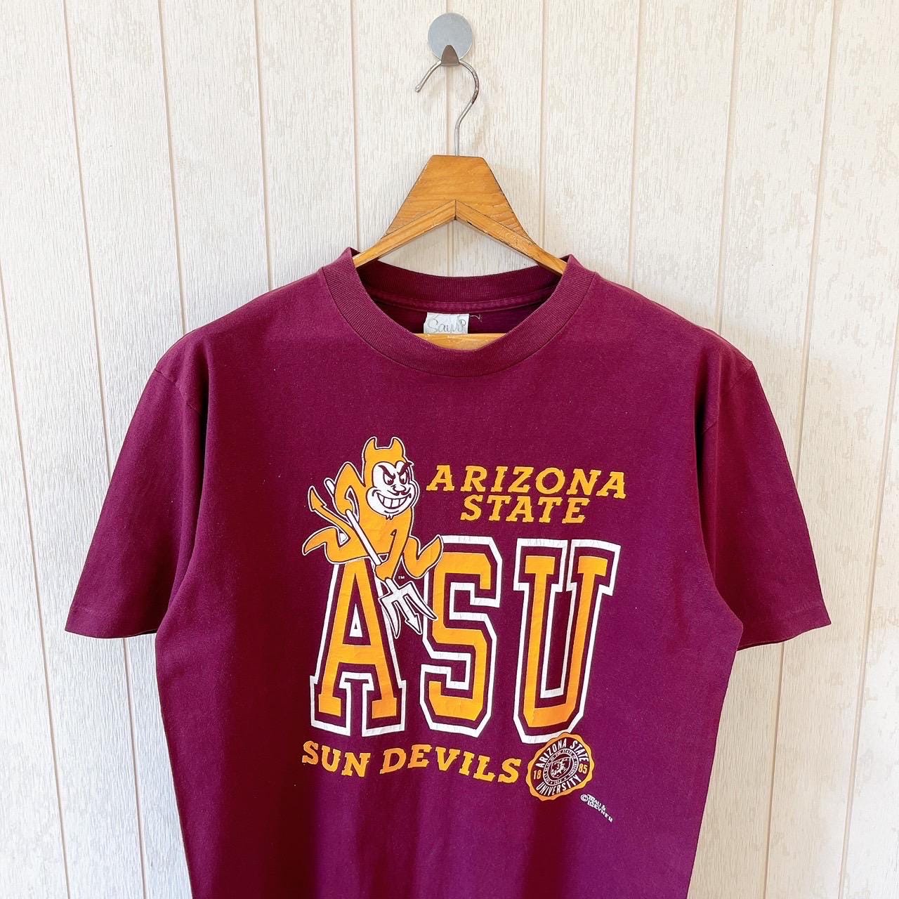 Vintage 1990s Arizona State T-shirt/ ASU Sun Devils/ Savvy
