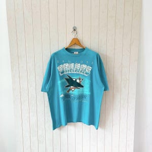 Vintage 1990s San Jose Sharks T-shirt - NHL - Mendez Sportswear