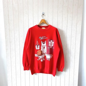 Vintage 90s Indiana Hoosiers Sweatshirt: Nutmeg Mills XL