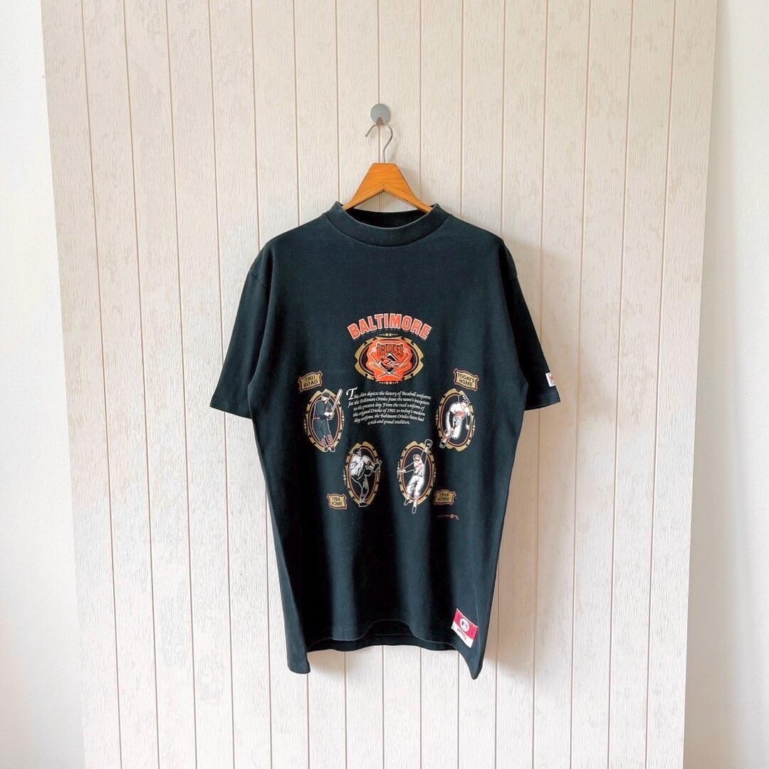 Vintage 90s Baltimore Orioles T-shirt: Nutmeg Mills MLB, Size XL