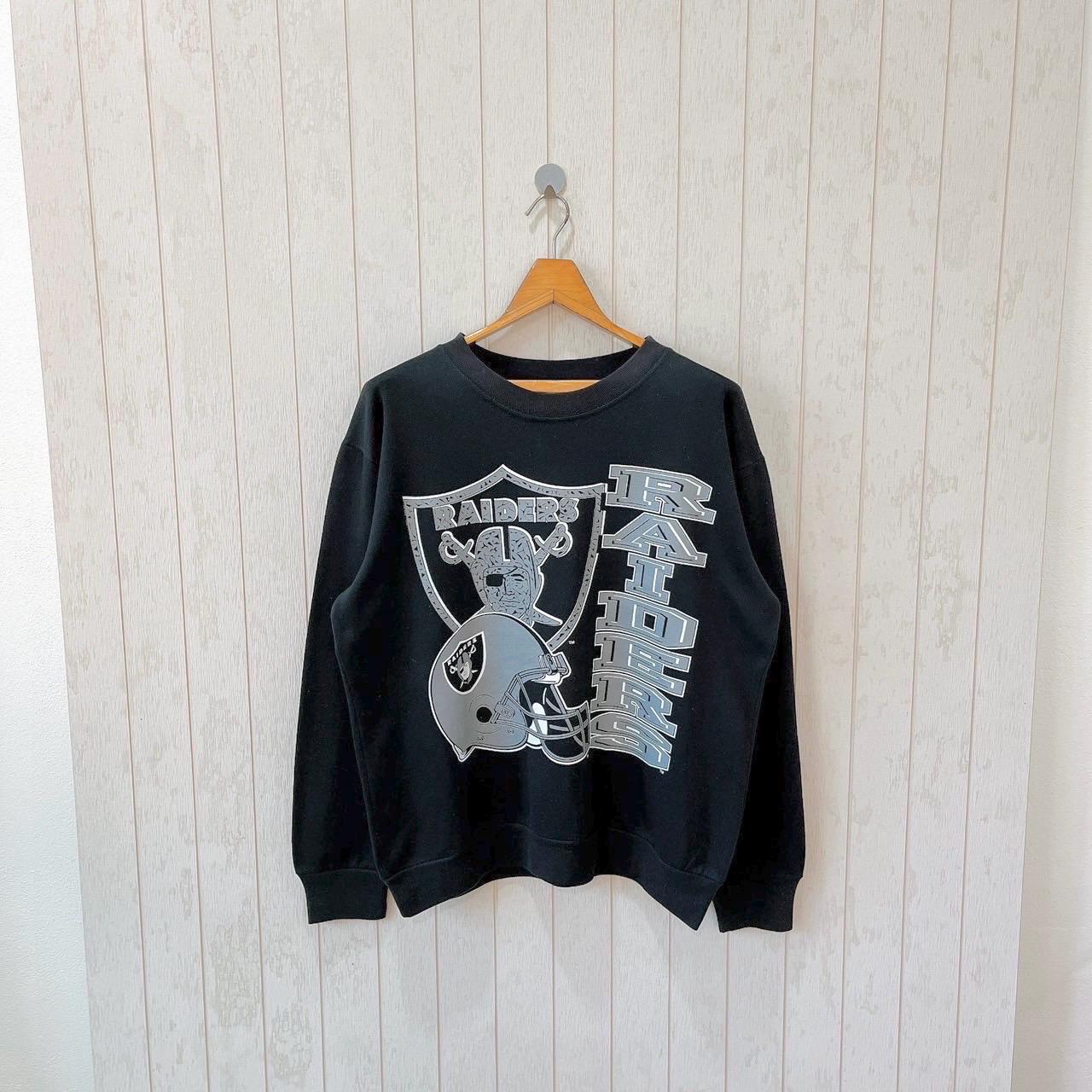 Vintage 1990s Raiders NFL Sweatshirt/ Raran USA/ Size L - Etsy