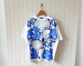 Camiseta vintage de los Tar Heels de la UNC de los años 90 - North Carolina NCAA Champs Sports XL
