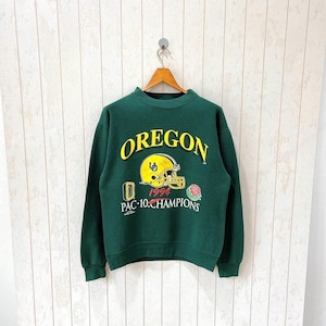 Vintage 90s Oregon Ducks sweatshirt/ vintage 1994 Ducks NCAA sweatshirt/ vintage Nutmeg mills made in USA sweatshirt/ size XL