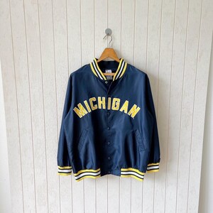 Vintage 2000s Michigan Wolverines Jacket/ vintage Adidas Team/ size 14-16