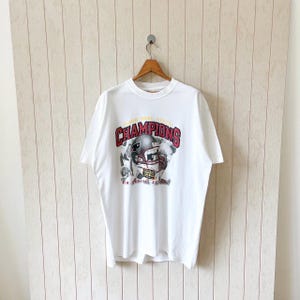 Vintage 00s New England Patriots t-shirt/ vintage 2004 NFL tee/ vintage Jerzees t-shirt/ size XL