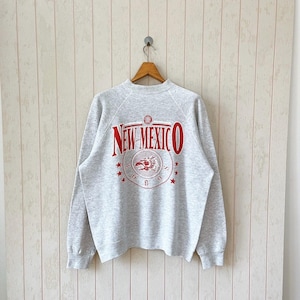 Vintage 90s New Mexico sweatshirt/ vintage Lobos NCAA sweatshirt/ vintage Tultex sweatshirt/ size XL