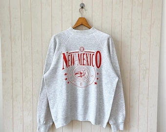 Vintage 90s New Mexico Lobos NCAA Sweatshirt - Tultex XL