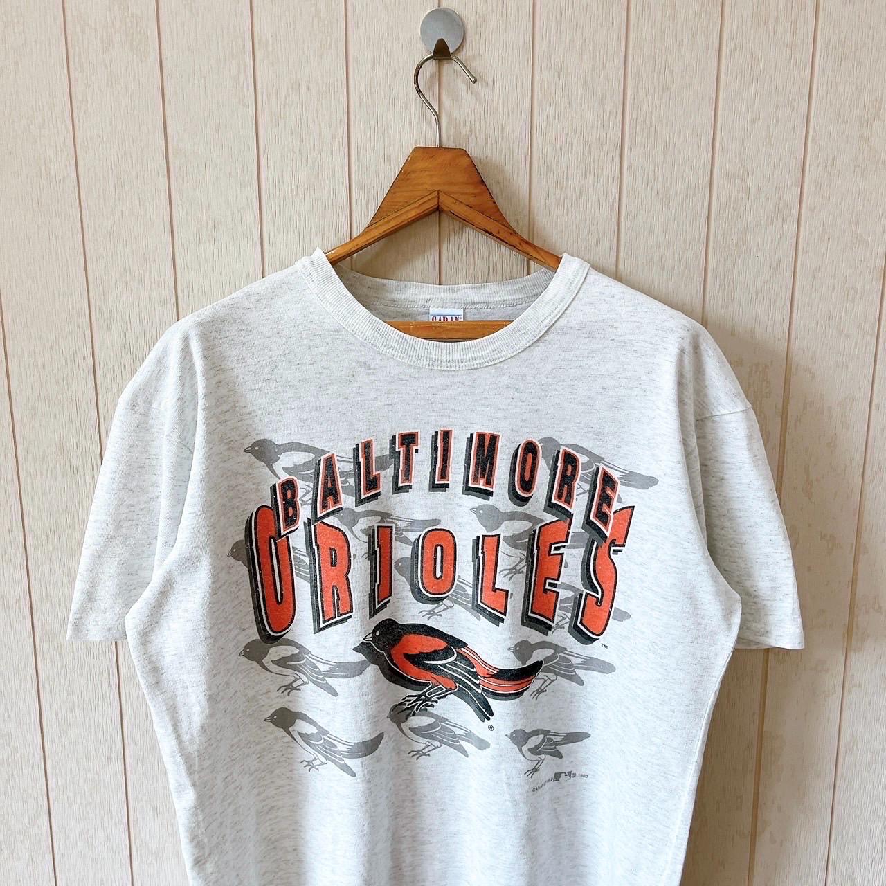 Vintage 90s Baltimore Orioles T-shirt: Garan USA Made MLB Tee