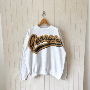Vintage 90s Georgia sweatshirt/ vintage State of mind made in USA/ size XXXL
