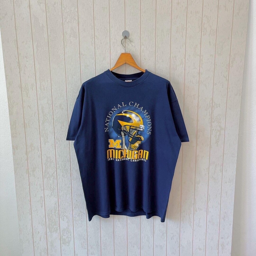 Vintage 90s Michigan Wolverines T-shirt - Delta NCAA Tee - Size XL