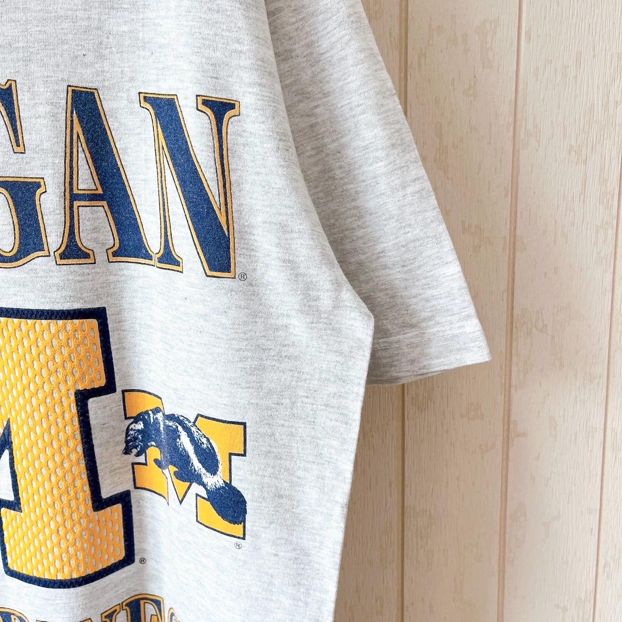 90年代ヴィンテージ ミシガン大学ウルヴァリンズTシャツ：カレッジ
