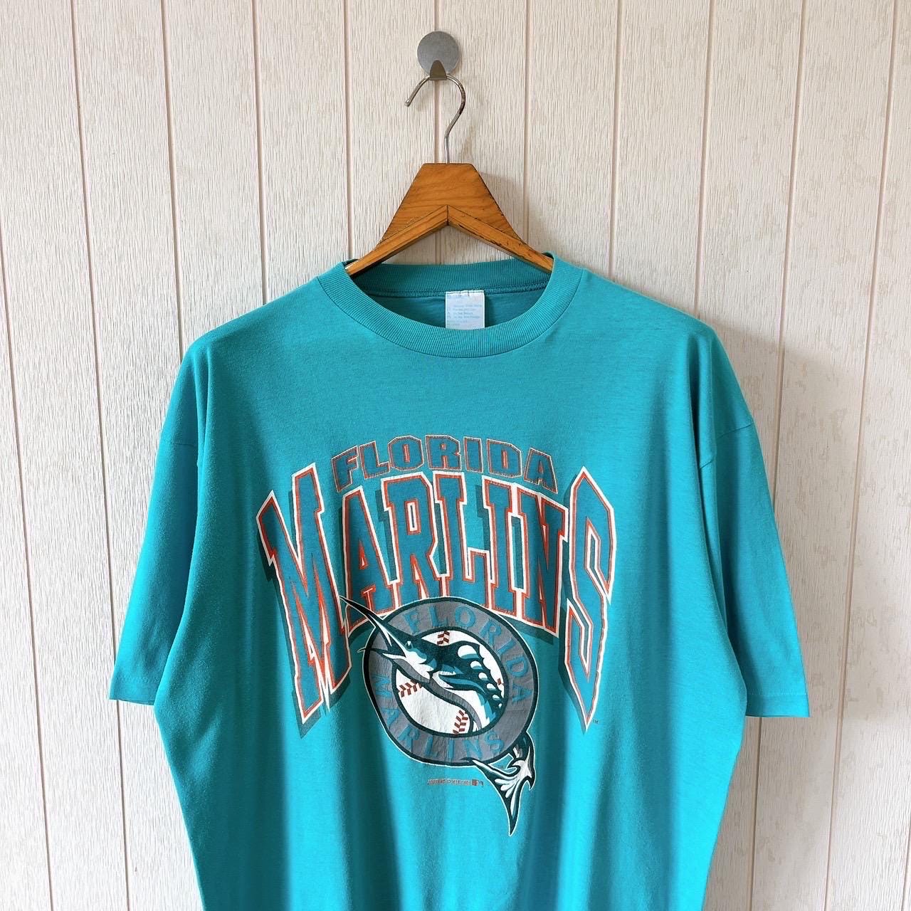 Vintage 90s Florida Marlins T-shirt: Artex MLB Tee, Size XL - Etsy