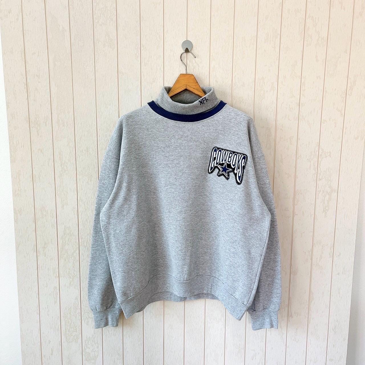 Vintage Majestic Dallas Cowboys Turtleneck Sweatshirt (XL) - Etsy