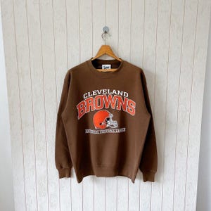 Vintage 90s Cleveland Browns sweatshirt/ vintage 1998 Browns NFL sweatshirt/ vintage Lee sport sweatshirt/ size M