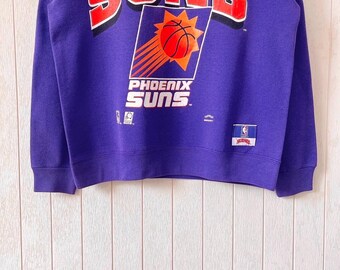 Vintage 90s Phoenix Suns Sweatshirt: Nutmeg Mills NBA Purple