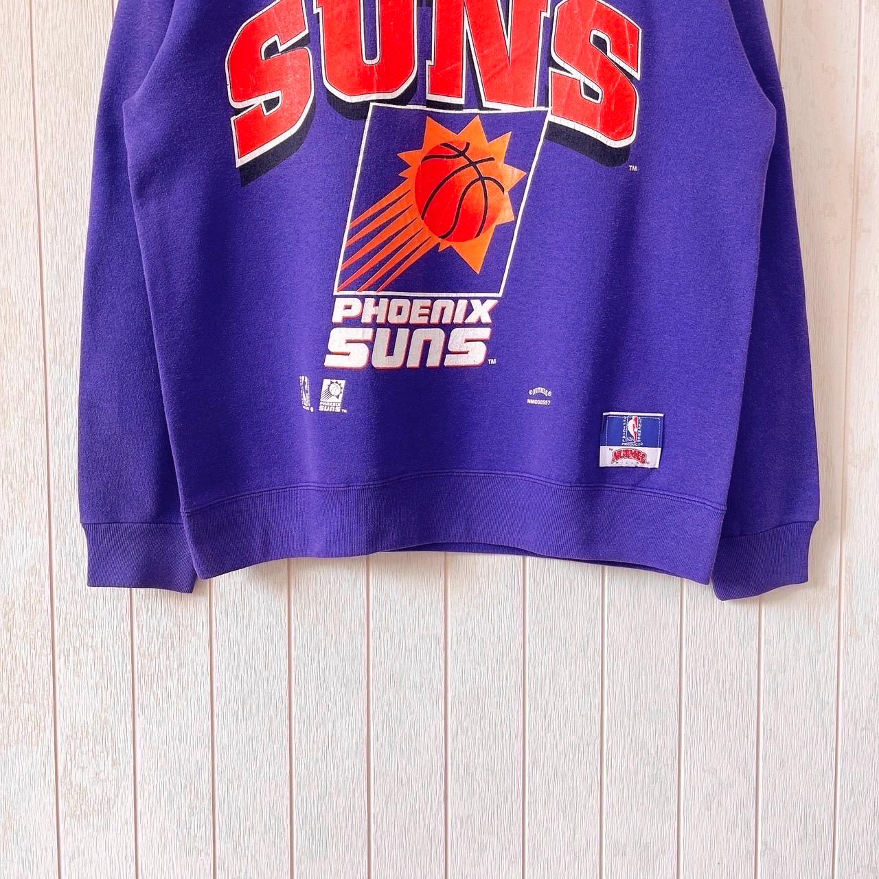 Vintage 90s Phoenix Suns Sweatshirt: Nutmeg Mills NBA Purple