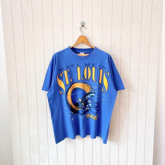 Vintage 90s St. Louis Rams T-shirt - Delta Made - Size XL - Etsy