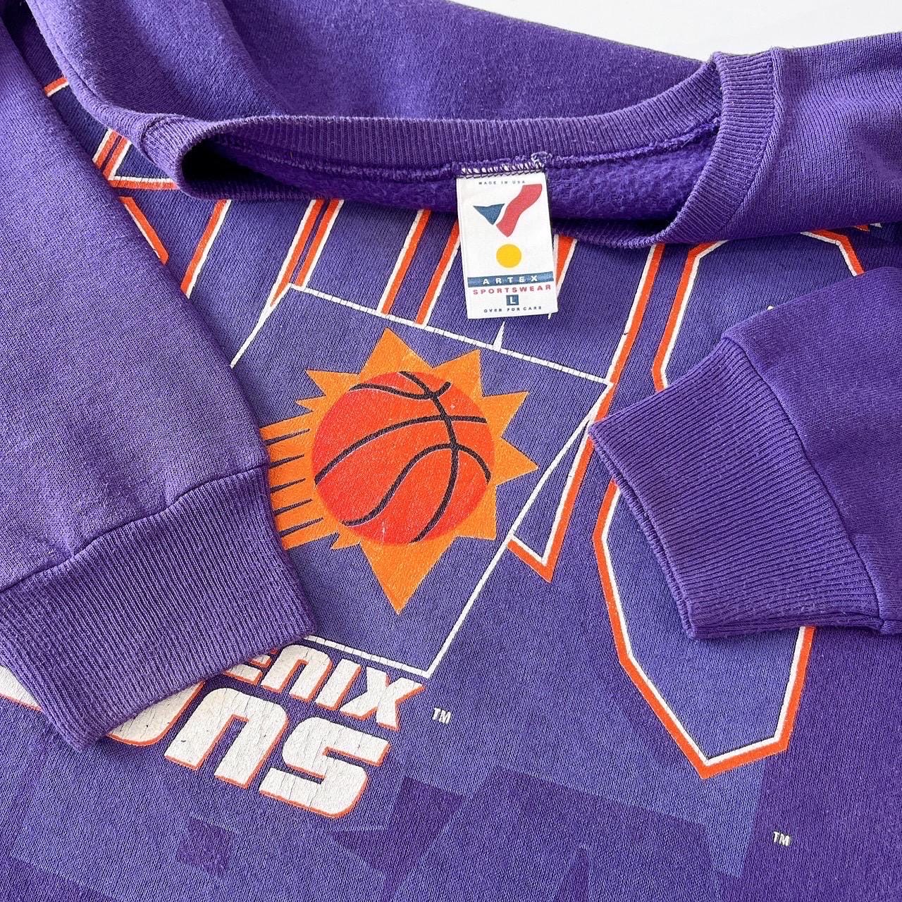 Vintage 1990s Phoenix Suns Sweatshirt - NBA Purple - Artex