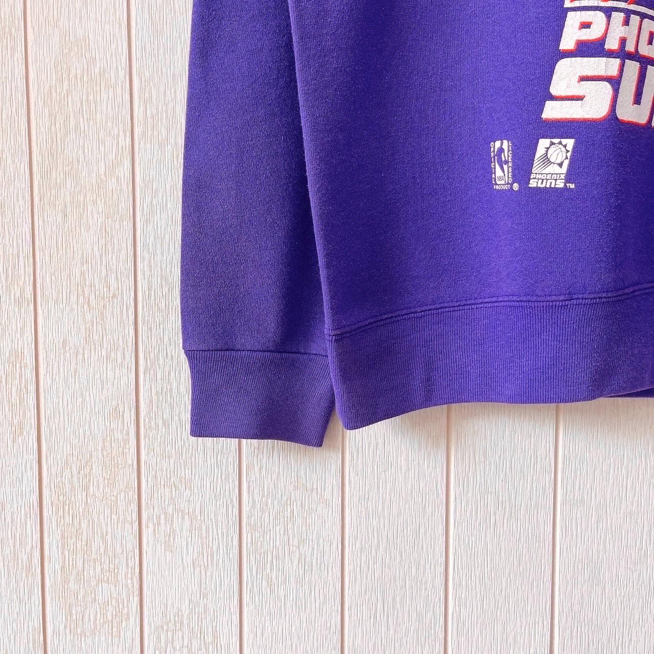 Vintage 90s Phoenix Suns Sweatshirt: Nutmeg Mills NBA Purple