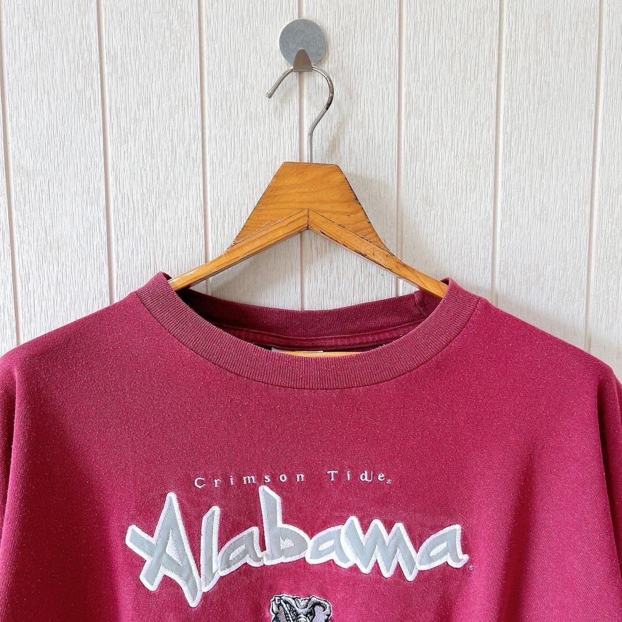 90年代ヴィンテージ アラバマ クリムゾンタイド 刺繍Tシャツ (XL 