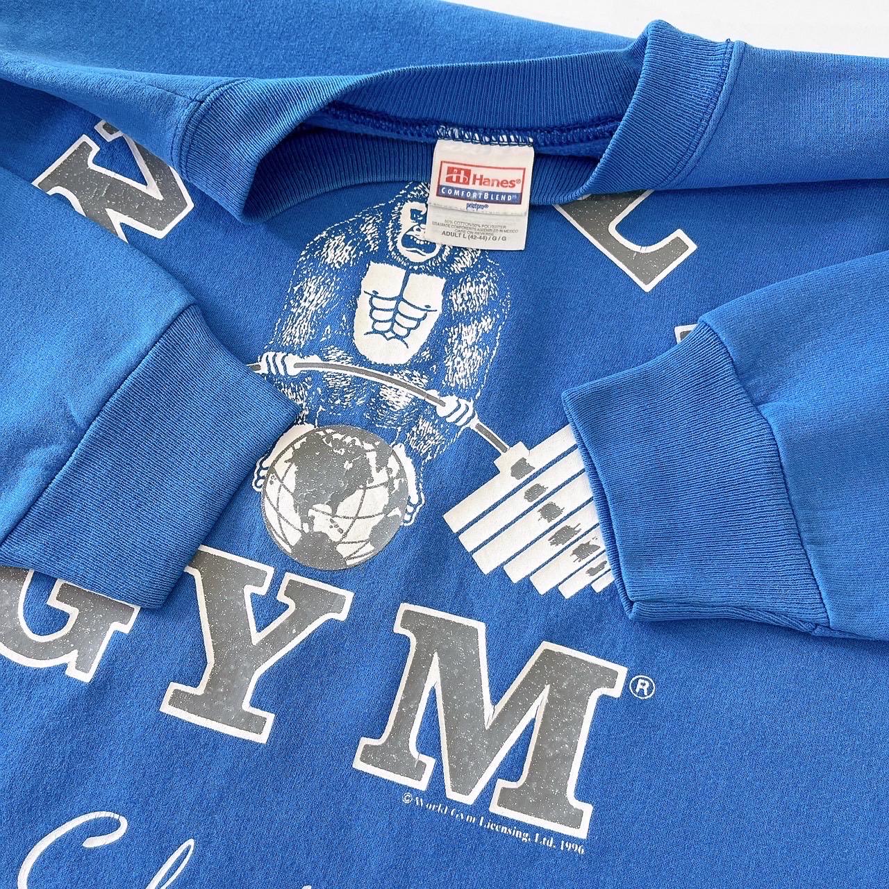 Vintage 1990 World Gym Sweatshirt/ Columbus Ohio/ Hanes/ L - Etsy