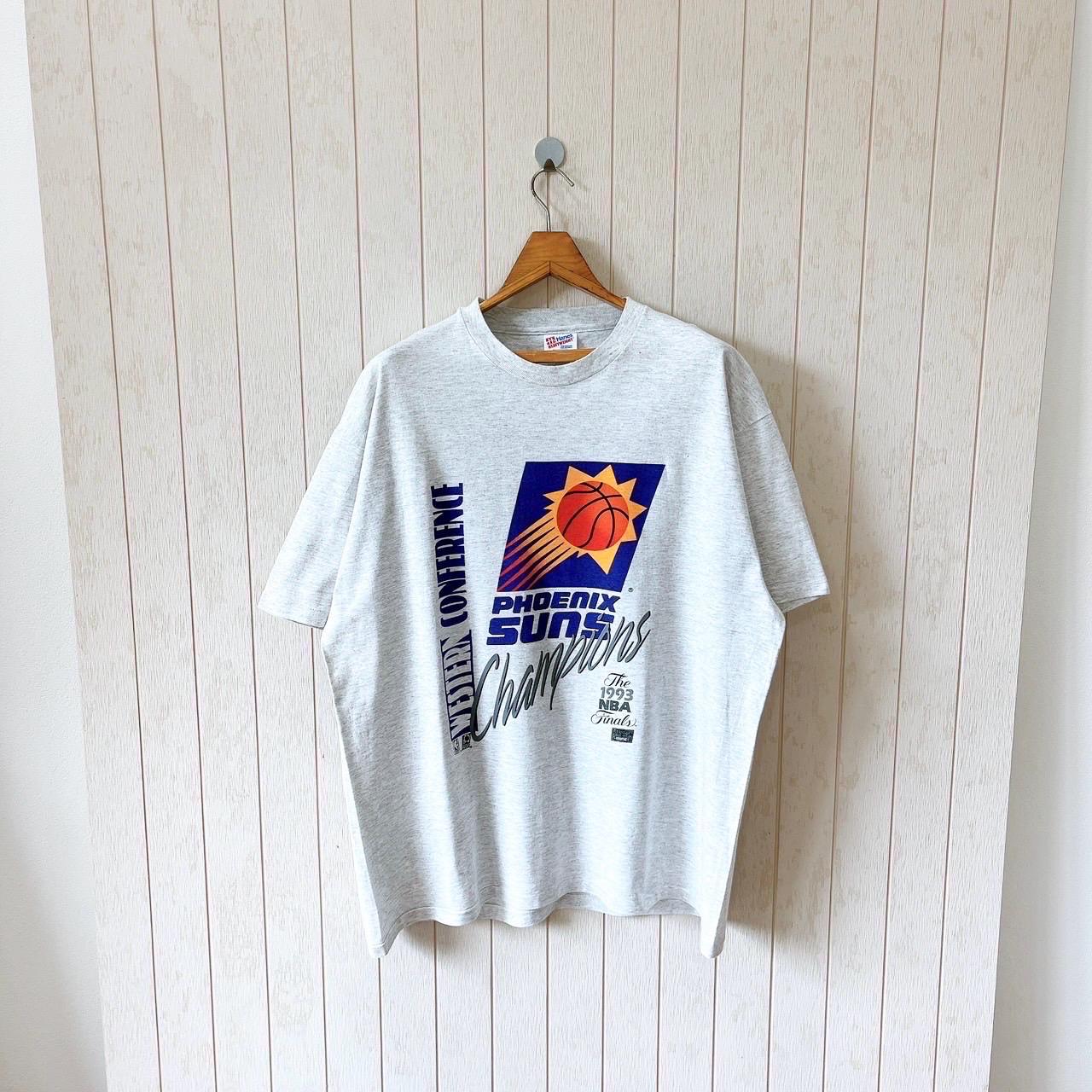 Vintage 90s Phoenix Suns t-shirt/ vintage 1993 Suns NBA t-shirt/ vintage Hanes made in USA t-shirt/ size XL