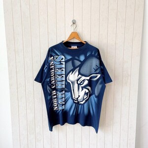 Vintage 1990s UNC Tar Heels T-Shirt / North Carolina / NCC X Tultex / Größe XL