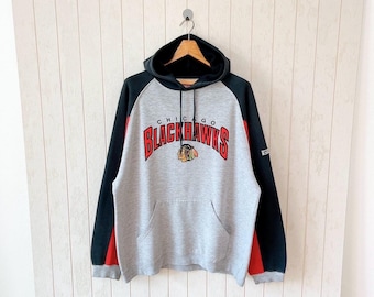 Vintage 2000s Chicago Blackhawks Hoodie / NHL/ CCM Hockey / Grösse L