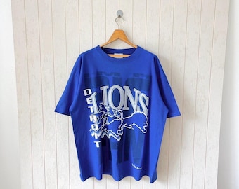 Vintage 90s Detroit Lions t-shirt/ vintage 90s Lions NFL t-shirt/ vintage The game t-shirt/ size XL