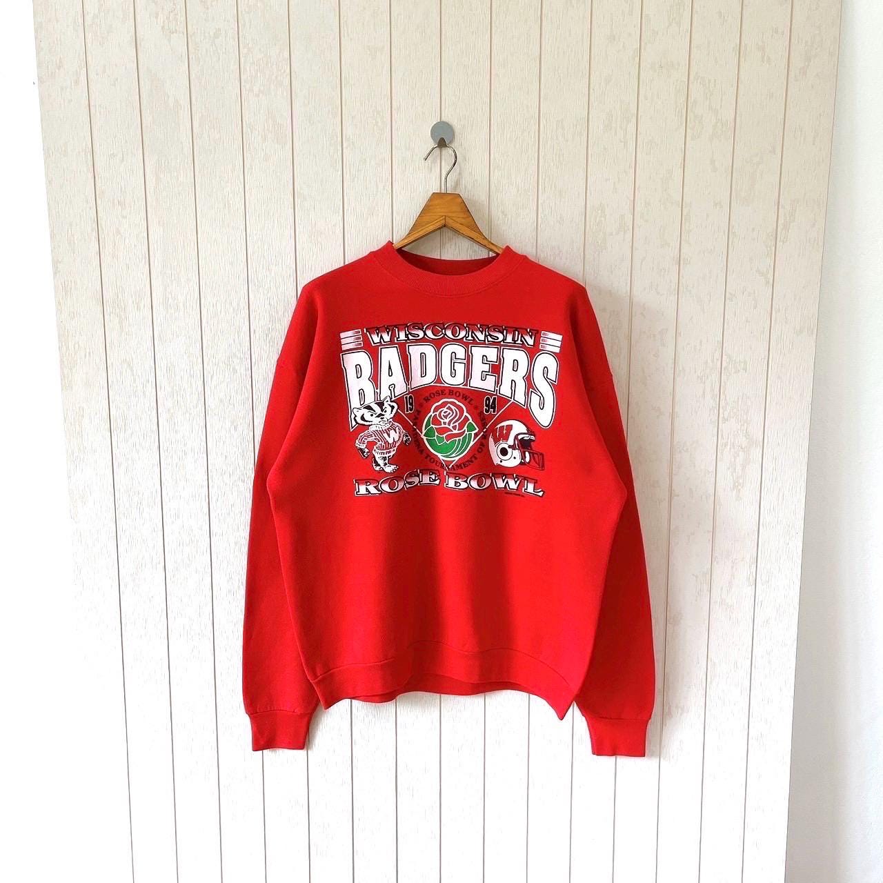 Vintage 1994 Rose Bowl Wisconsin Badgers Sweatshirt - Fruit of the 
