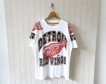 Vintage 1990s Detroit Red Wings T-shirt/ NHL/ Apex One USA/ size XL