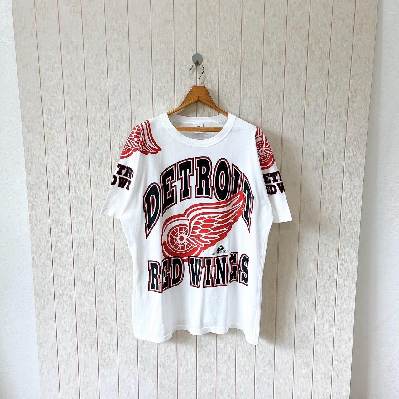 Vintage 1990s Detroit Red Wings T-shirt/ NHL/ Apex One USA/ Size