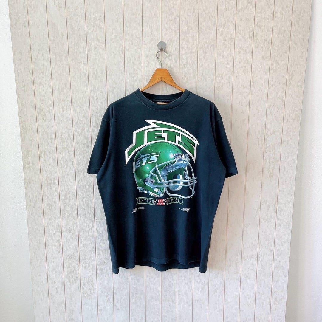 90'ビンテージNYジェッツTシャツ 90年代ヴィンテージ ニューヨーク・ジェッツ Tシャツ：セーラム NFL