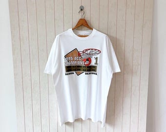 Vintage 1990s Wake Forest T-shirt - Demon Deacons - The Cotton Exchange/ size XL