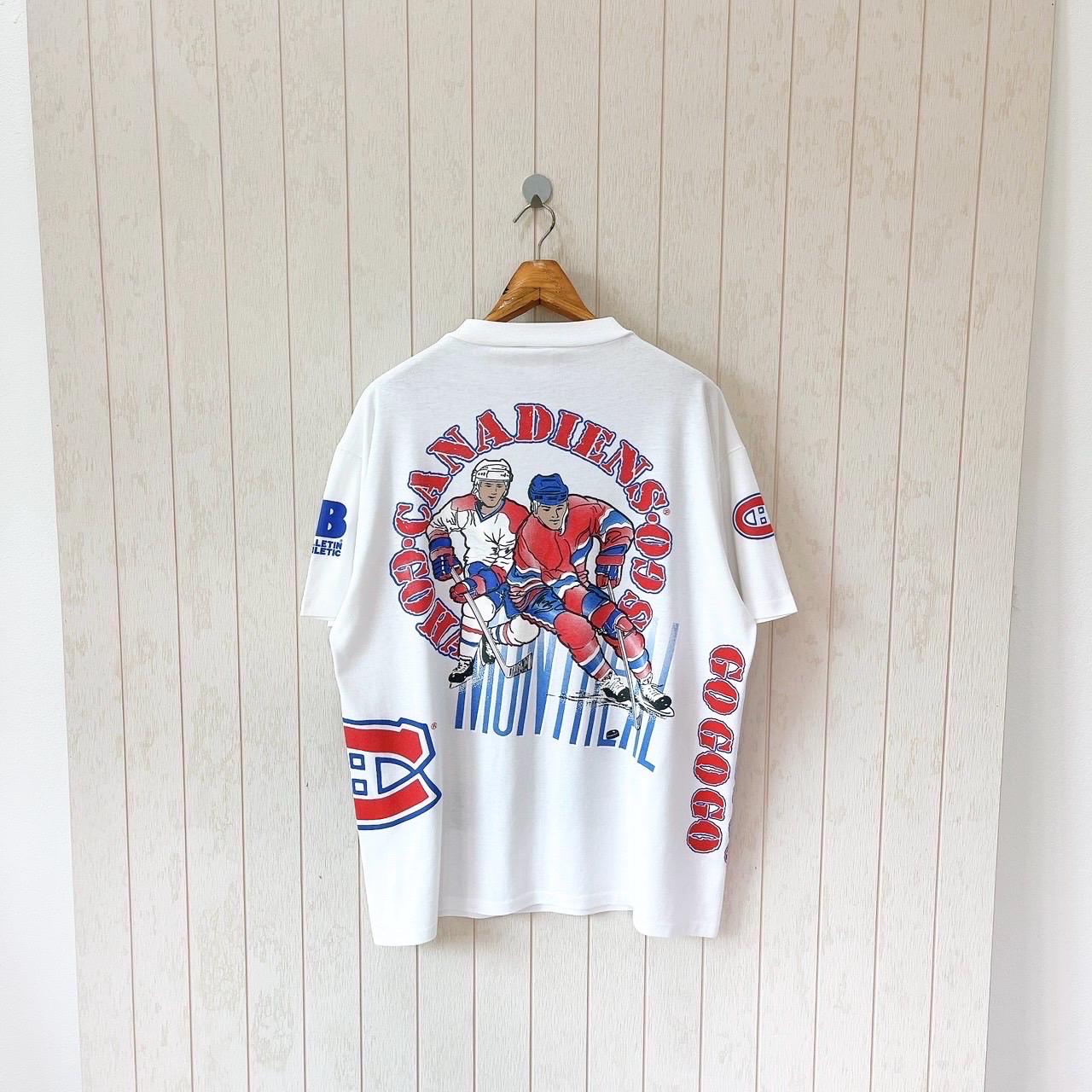 ヴィンテージ 90年代 モントリオール カナディアンズ Tシャツ : NHL 