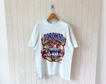 90年代ヴィンテージ トロント ラプターズ Tシャツ：ウェーブス