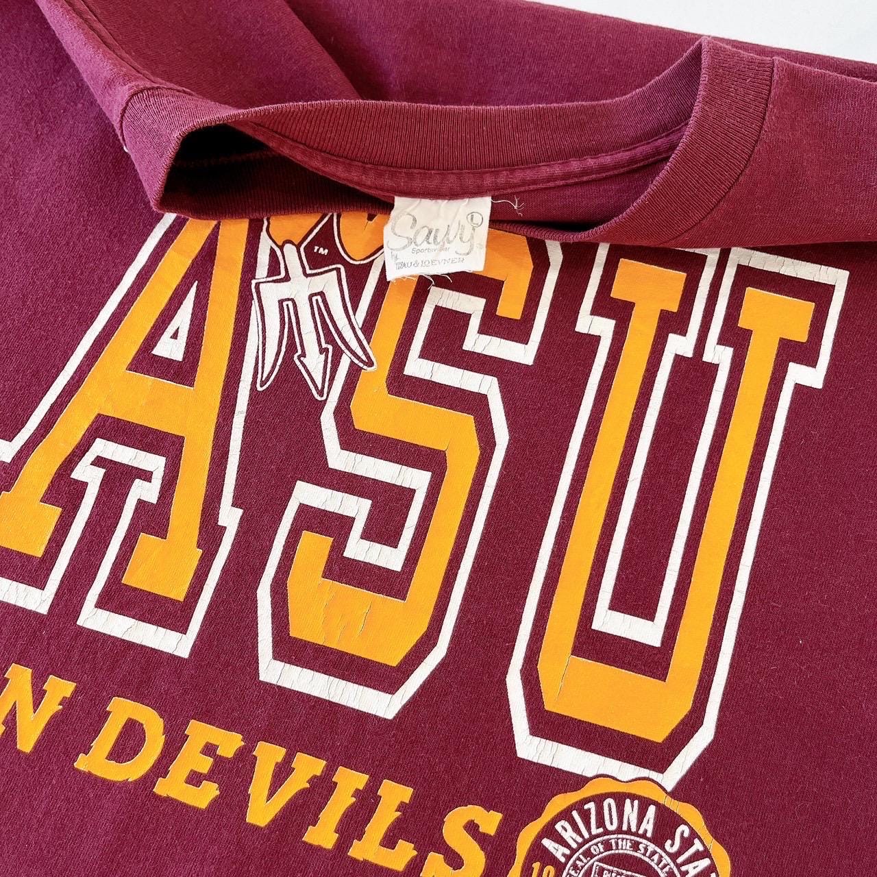 Vintage 1990s Arizona State T-shirt/ ASU Sun Devils/ Savvy