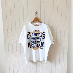 Vintage 90s Michigan Wolverines t-shirt/ vintage 1996 Wolverines NCAA t-shirt/ vintage Starter t-shirt/ size XL