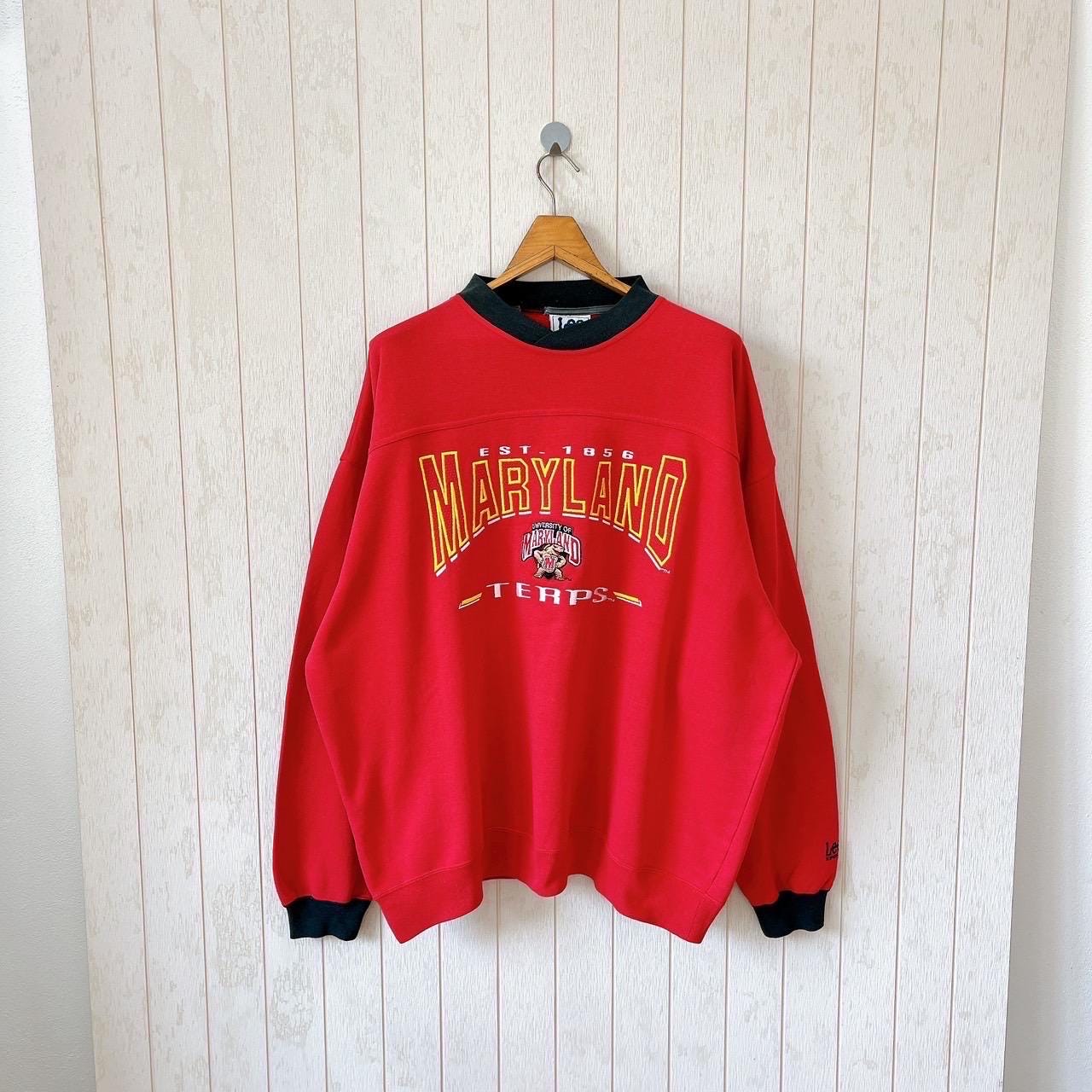Vintage 90s Maryland Terrapins Sweatshirt - Lee Sport XL - Etsy