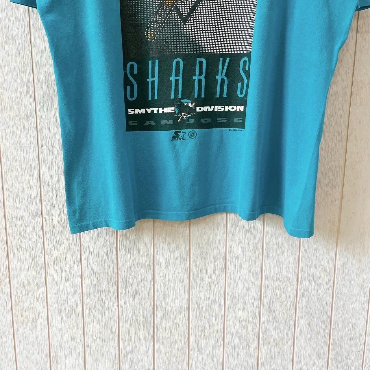 Vintage 90s San Jose Sharks T-shirt: Starter NHL Tee, Size L - Etsy