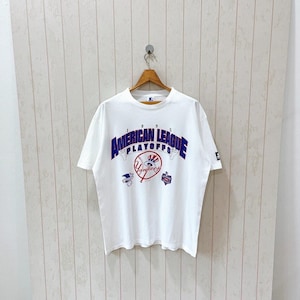 Vintage 90s New York Yankees t-shirt/ vintage 1995 Yankees MLB t-shirt/ vintage Starter made in USA t-shirt/ size L