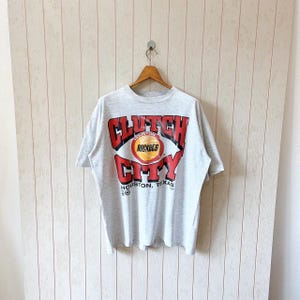 Vintage 90s Houston Rockets t-shirt/ vintage Rockets NBA t-shirt/ vintage Competitor made in USA t-shirt/ size L